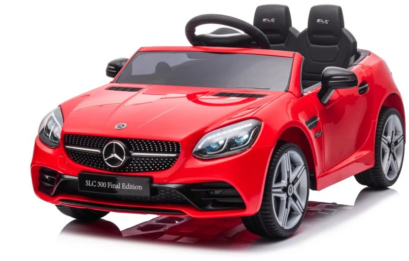 Lean Cars Dvivietis elektromobilis vaikams Mercedes SLC 300, raudonas