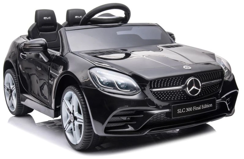 Lean Cars Dvivietis elektromobilis vaikams Mercedes SLC 300, juodas