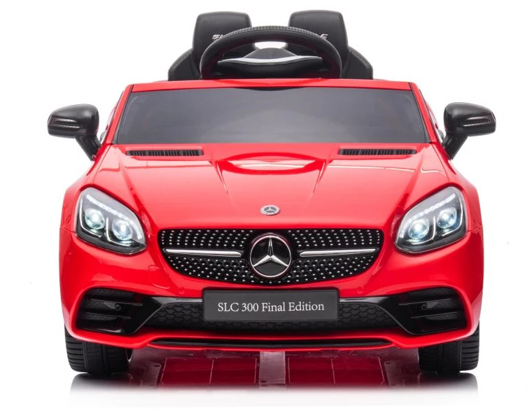 Lean Cars Dvivietis elektromobilis vaikams Mercedes SLC 300, raudonas