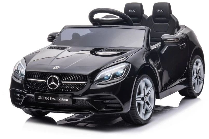 Lean Cars Dvivietis elektromobilis vaikams Mercedes SLC 300, juodas