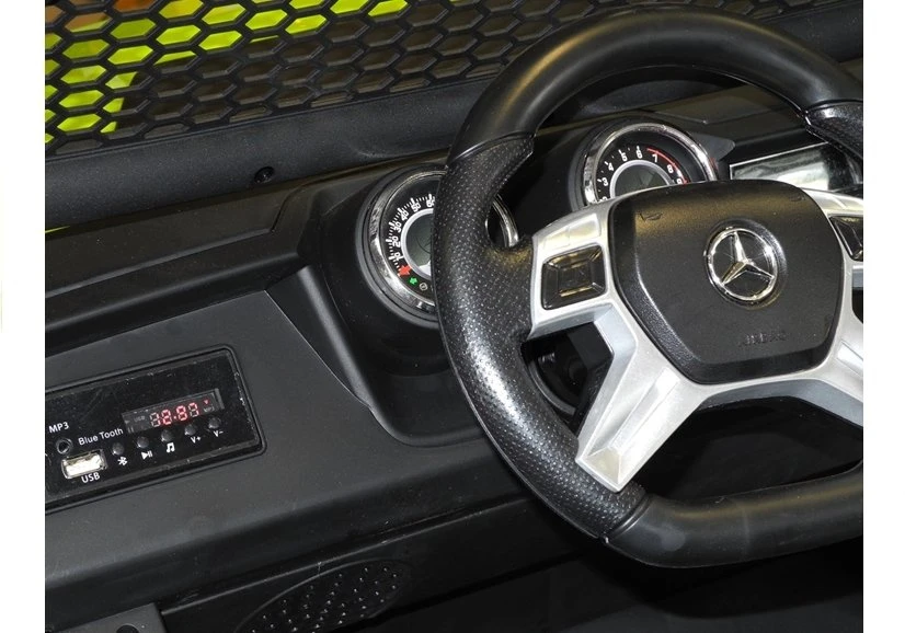 Lean Cars Akumuliatorinis automobilis Mercedes Unimog žalias