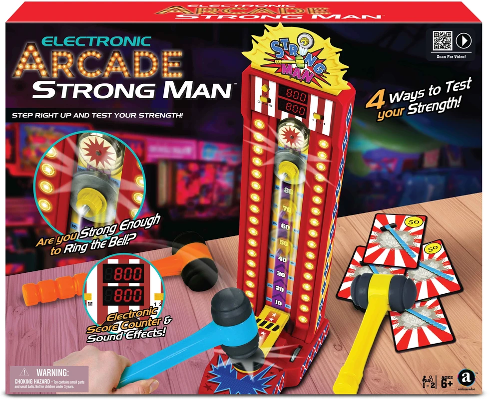 Merchandt Ambassador Elektroninė žaidimų automatų arkada – Strongman (GA2301)