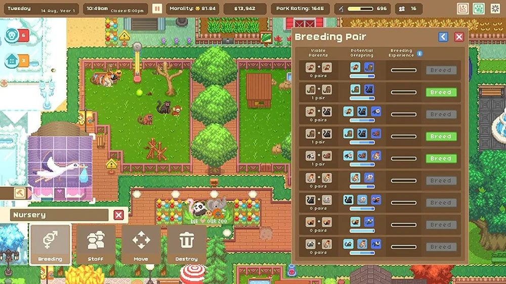 Merge Games Sukurkime zoologijos sodą
