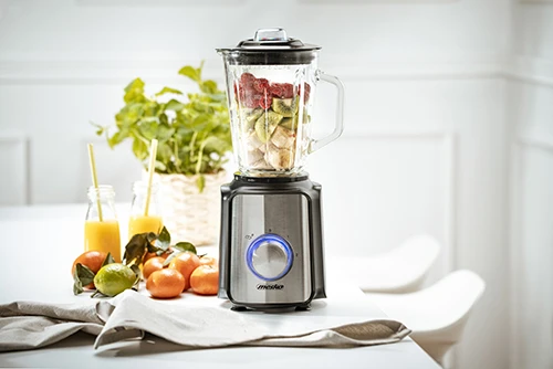 Adler Mesko | Maišytuvas | MS 4080 | Tabletop | 600 W | Jar material Glass | Jar capacity 1.5 L | Ice crushing | Juodas/Sidabrinis