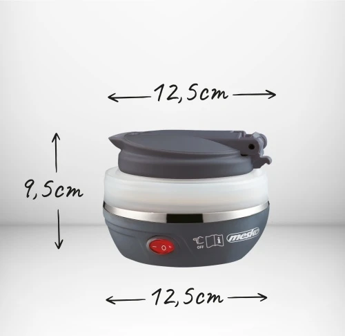 Virdulys Mesko MS 1375 Silicone travel virdulys 0.6L 750W