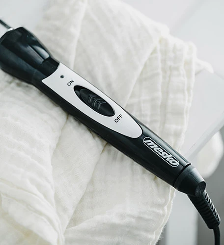 Mesko | Conical Hair Curling Iron | MS 2109 | Garantija 24 mėn. | Ceramic heating system | Barrel diameter 13-25 mm | 40 W | Nerūdijantis plienas/Juodas