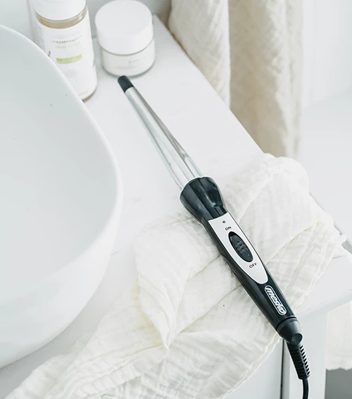Mesko | Conical Hair Curling Iron | MS 2109 | Garantija 24 mėn. | Ceramic heating system | Barrel diameter 13-25 mm | 40 W | Nerūdijantis plienas/Juodas