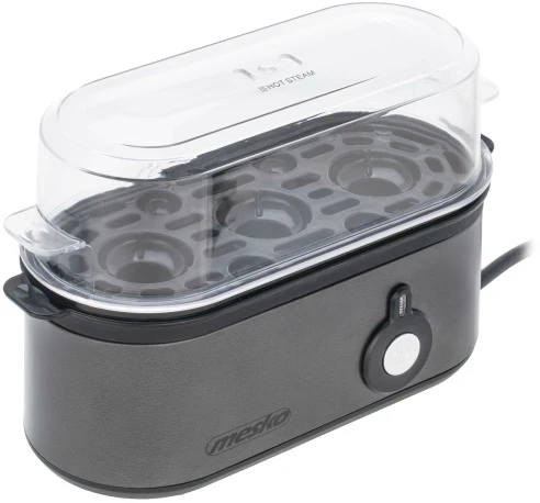 Mesko MS 4485 GM Jajowar na 3 jaja | automatinis | metalo sp. obudowa