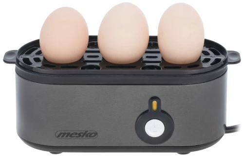 Mesko MS 4485 GM Jajowar na 3 jaja | automatinis | metalo sp. obudowa