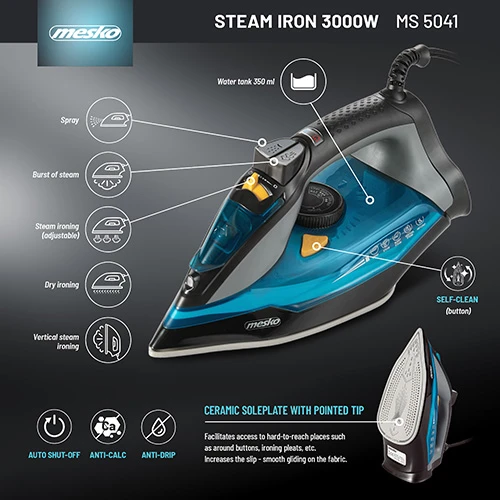 Mesko MS 5041 Lygintuvas 3000 w