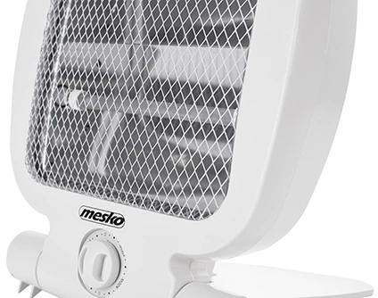 Mesko | Šildytuvas | MS 7710 | Halogeninis šildytuvas | 800 W | Galios lygių skaičius 2 | Baltas
