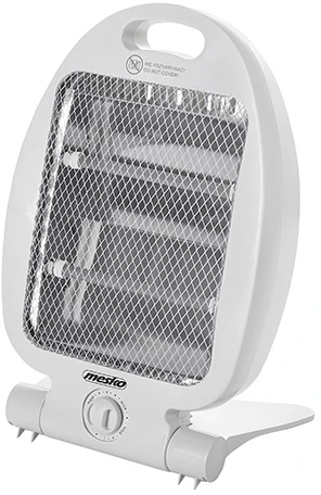 Mesko | Šildytuvas | MS 7710 | Halogeninis šildytuvas | 800 W | Galios lygių skaičius 2 | Baltas