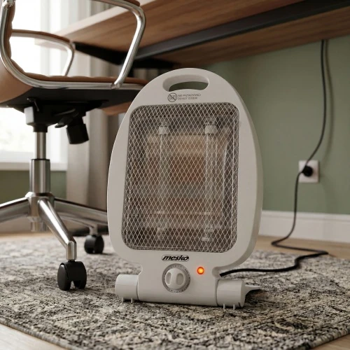 Mesko | Šildytuvas | MS 7710 | Halogeninis šildytuvas | 800 W | Galios lygių skaičius 2 | Baltas