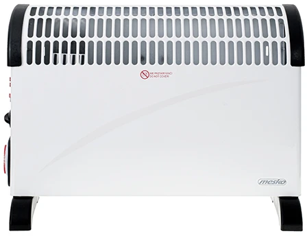 Mesko | Konvektorius šildytuvas su laikmačiu ir turbo ventiliatoriumi | MS 7741w | Konvekcinis šildytuvas | 2000 W | Galios lygių skaičius 3 | Baltas