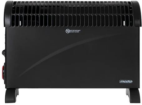 Mesko | Konvektorius šildytuvas su laikmačiu ir turbo ventiliatoriumi | MS 7741b | Konvekcinis šildytuvas | 2000 W | Galios lygių skaičius 3 | Juodas
