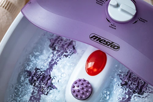 Masažinė kojų vonelė Mesko MS 2152, Baltos/Violetinės spalvos