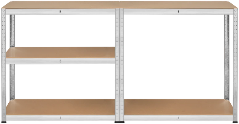 Metalinė sandėlio lentyna 180x90x40 sidabrinė Rebel