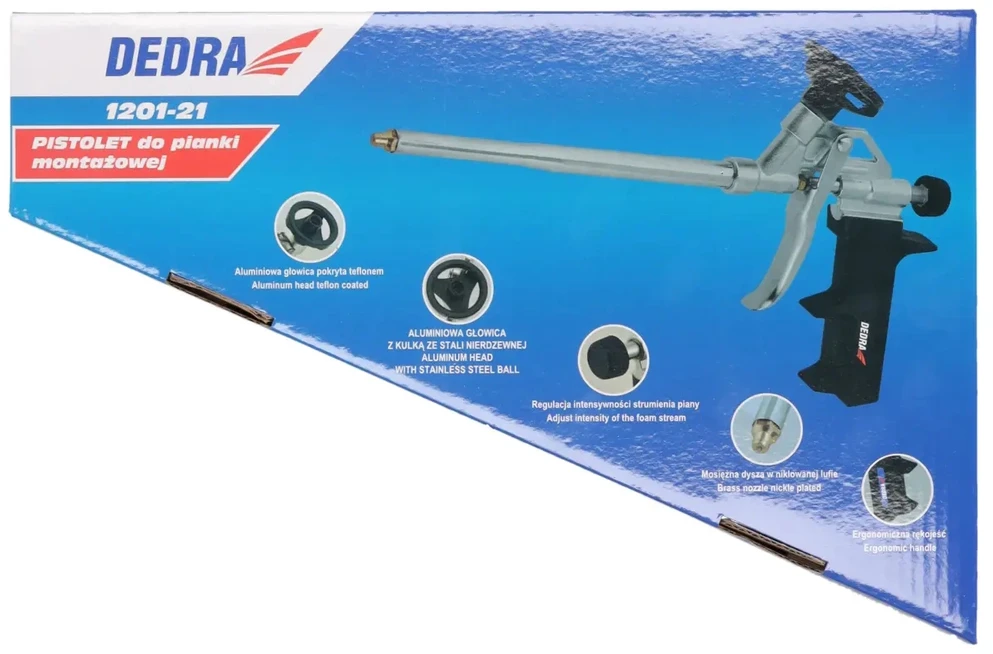 Dedra Pistoletas montainei putai metalinis alvarine dee