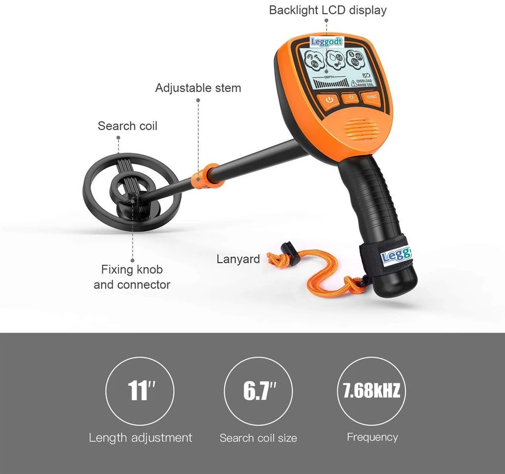 Metal Detector - Oranžinė (MD1012)