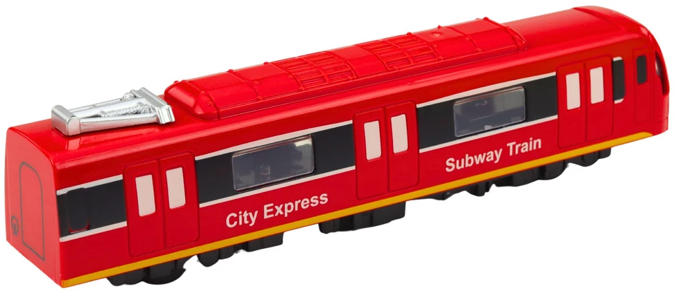 Lean Toys Metro traukinys raudonas