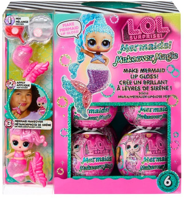 MGA L.O.L. SURPRISE Lėlytė undinėlė MAKEOVER MAGIC