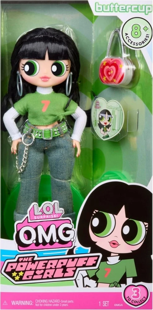 MGA L.O.L. Surprise OMG Powerpuff Girls lėlė Buttercup 542872-EUC