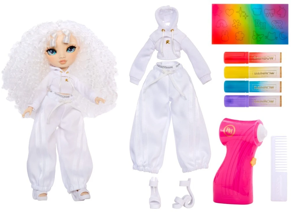 Rainbow High Air Brush & Create lėlė – su žaliomis akimis (543343/3)