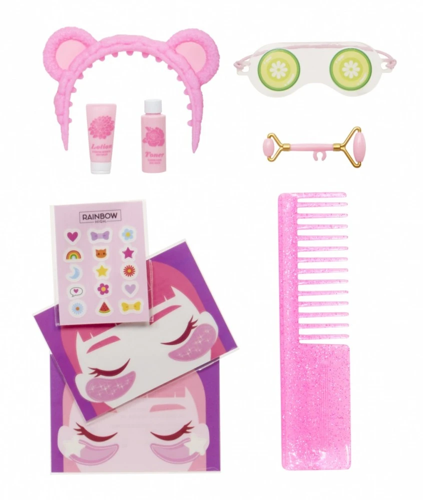 Parker 503675-EUC Junior High mados lėlė Bella PJ Party rožinė