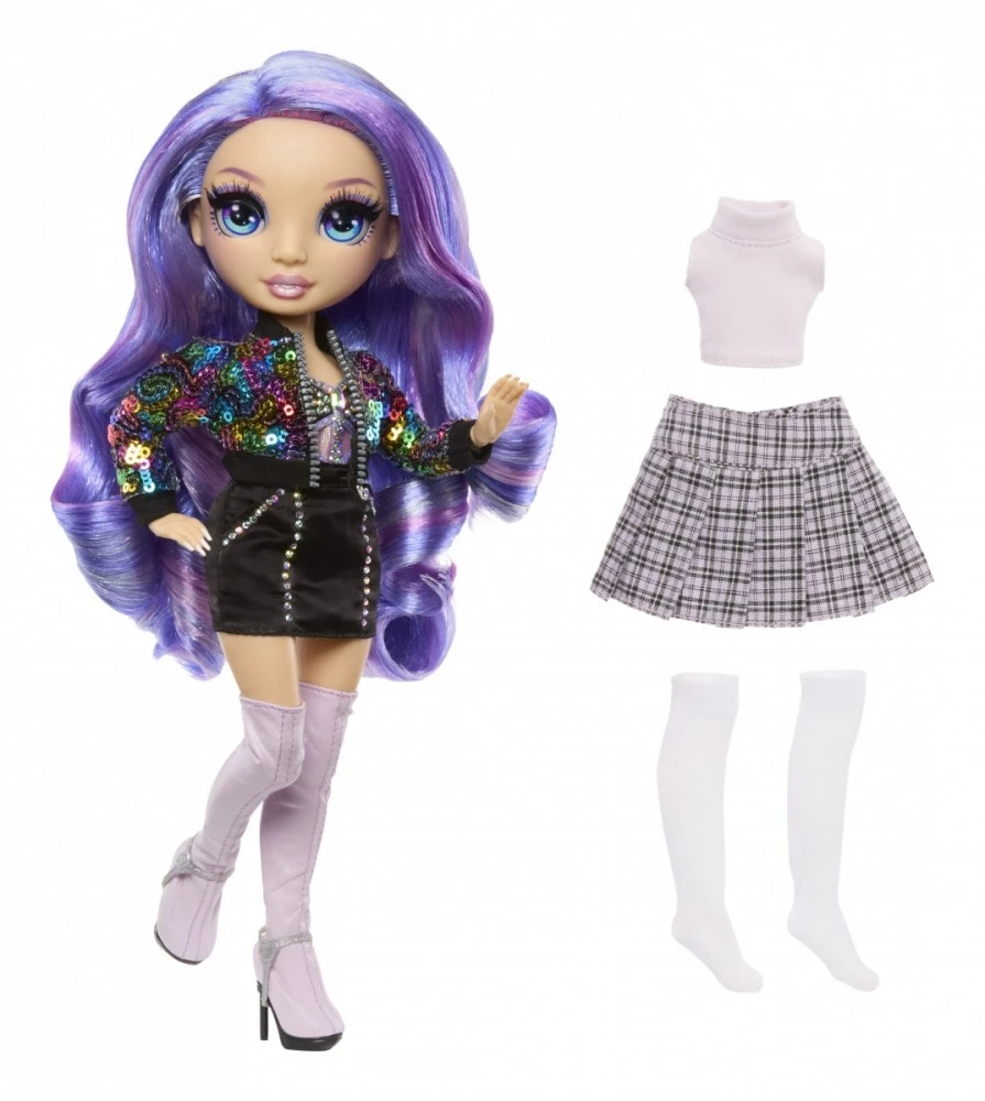 MGA Lėlė Vaivorykštės violetinė lėlė