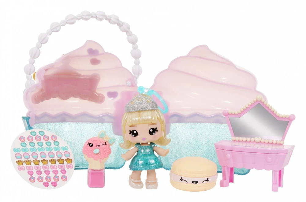 MGA Lėlė yummiland beauty bag + lip gloss cupcake