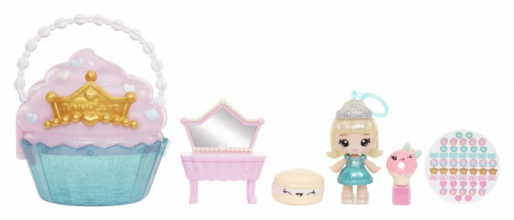 MGA Lėlė yummiland beauty bag + lip gloss cupcake