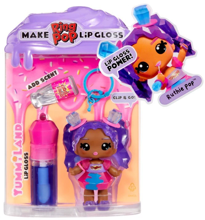 MGA Lėlė yummiland lip gloss doll, ruthie pop