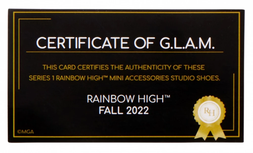 Mga Rainbow High Studio Series 1 bateliai, 1 vnt. asortimentas