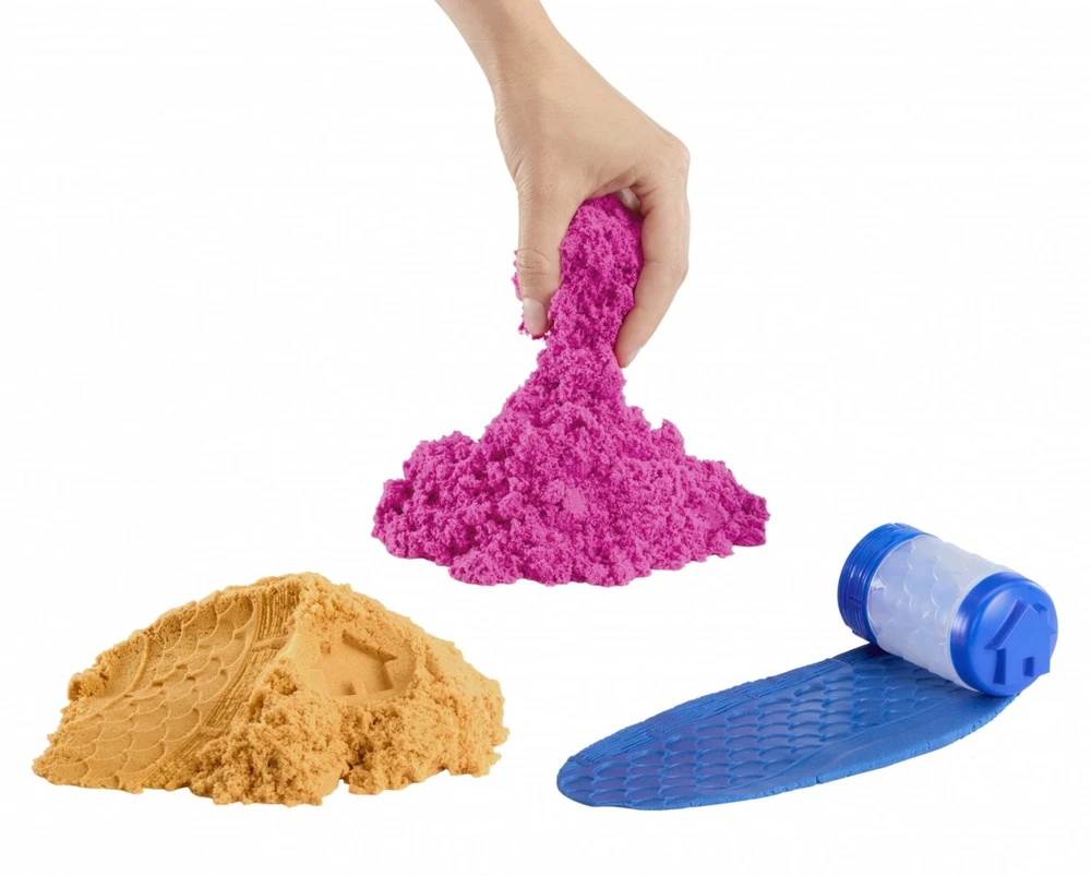 MGA WONDER FACTORY NEVER DRY Kinetinio smėlio ir modelino rinkinys „Mega Bag“