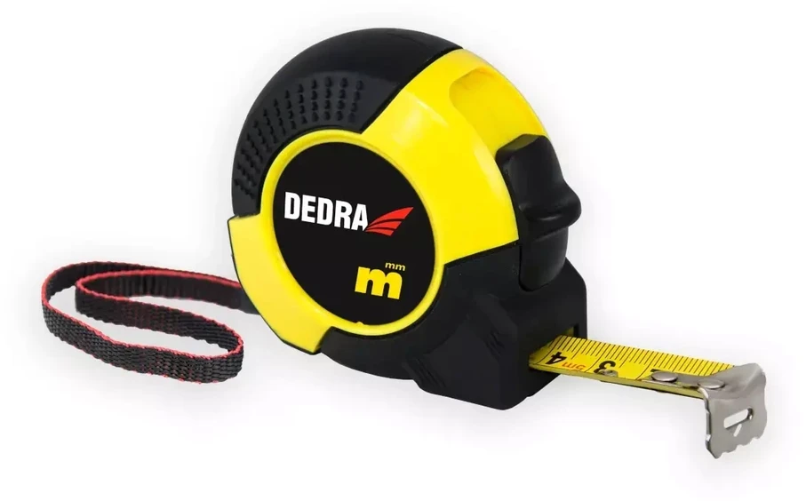 Dedra Rulete 5 m19mm gumuotas korpusas neilono juosta