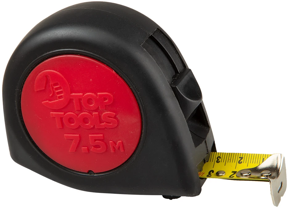 Top Tools Miara Plieninė matavimo juosta 7,5 m x 25 mm