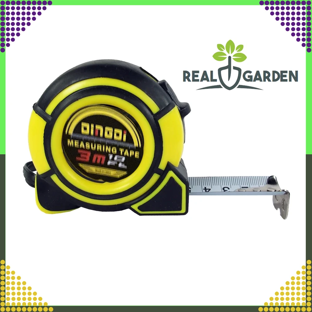 Miara Matavimo juosta 3 m x 16 mm su užraktu RC-K-1299 juoda geltona