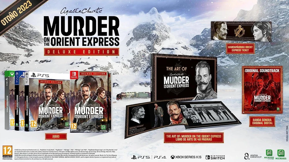 Microïds Agatha Christie: Žmogžudystė „Orient Express“ – Deluxe Edition PS4