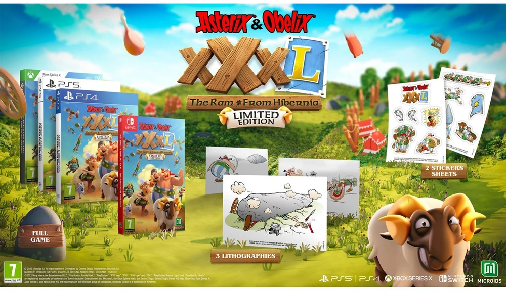 Microids Asteriksas ir Obeliksas XXXL: Avinas iš Hibernijos (riboto leidimo)