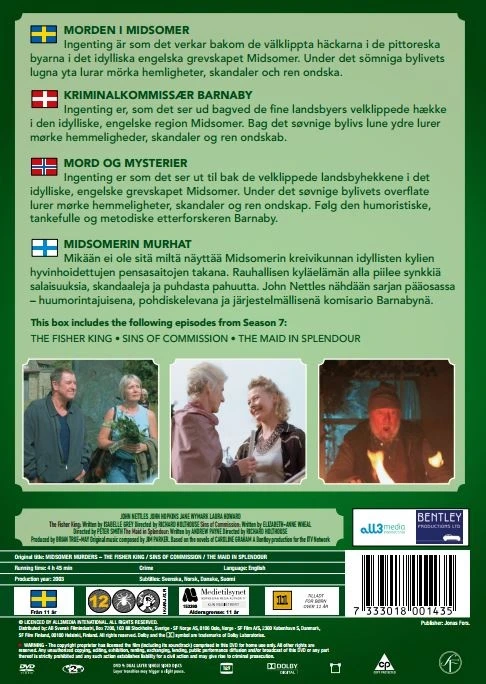 Midsomerio žmogžudystės. 11 dėžė. DVD