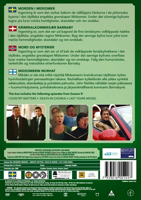 Midsomerio žmogžudystės. 17 dėžė. DVD