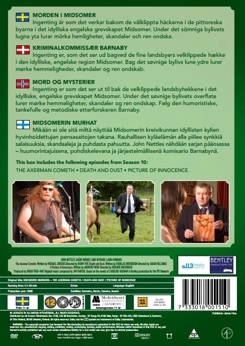 Midsomerio žmogžudystės. 19 dėžė. DVD