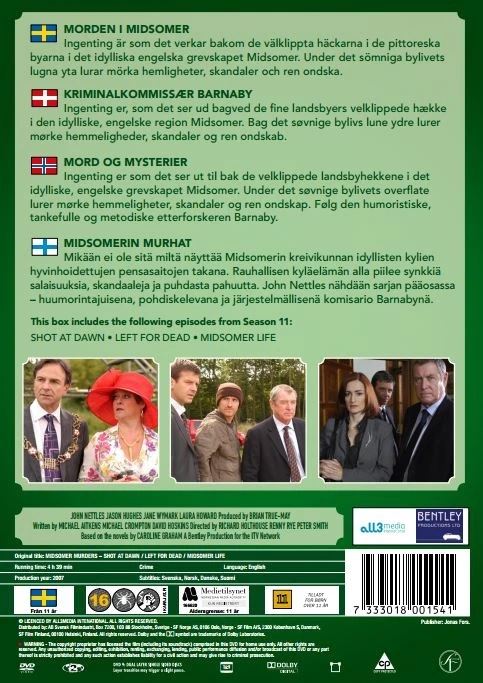 Midsomerio žmogžudystės. 21 dėžė. DVD