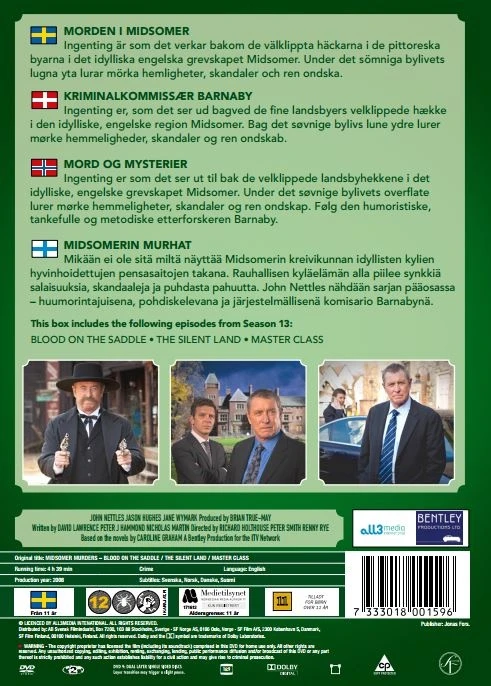 Midsomerio žmogžudystės. 26 dėžė. DVD