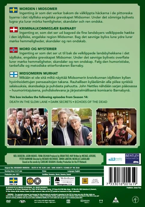 Midsomerio žmogžudystės. 28 dėžė. DVD