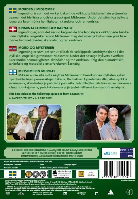 Midsomerio žmogžudystės. 30 dėžė. DVD