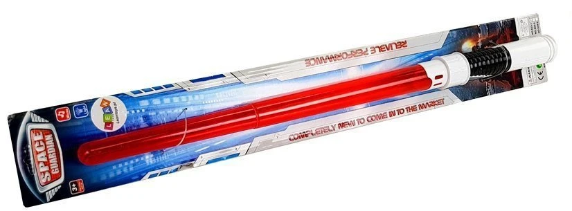 Lean Toys Raudonasis galaktikos herojaus šviesos kardas