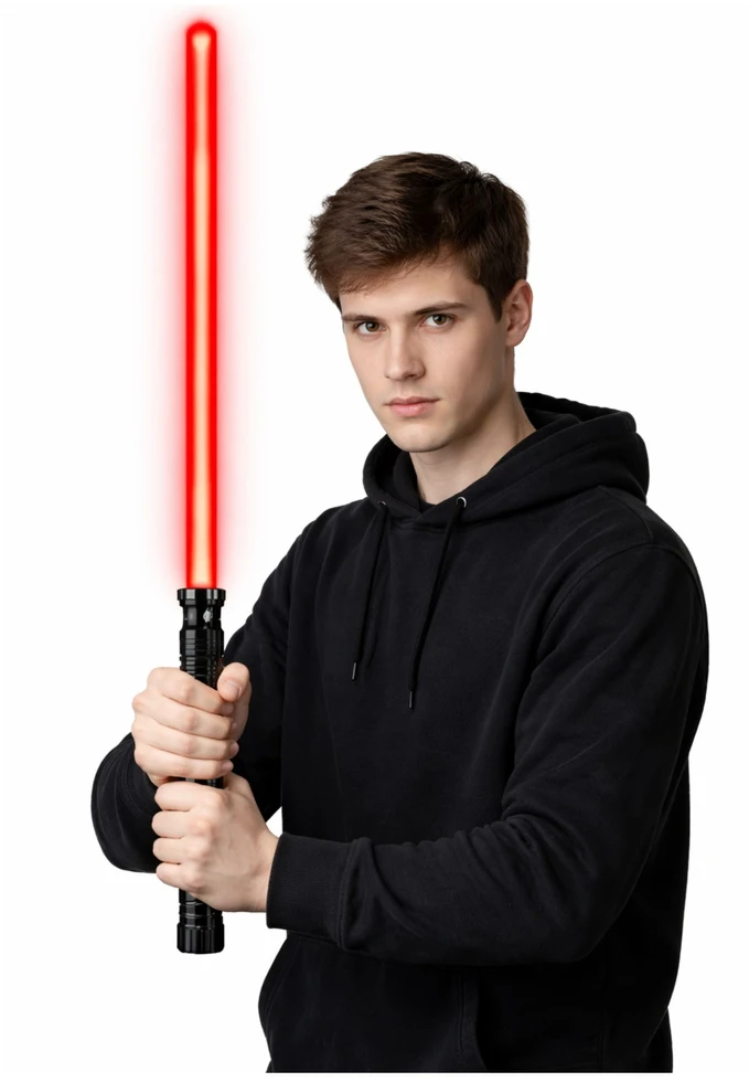 Lean Toys Lazerinis kardas 75 cm