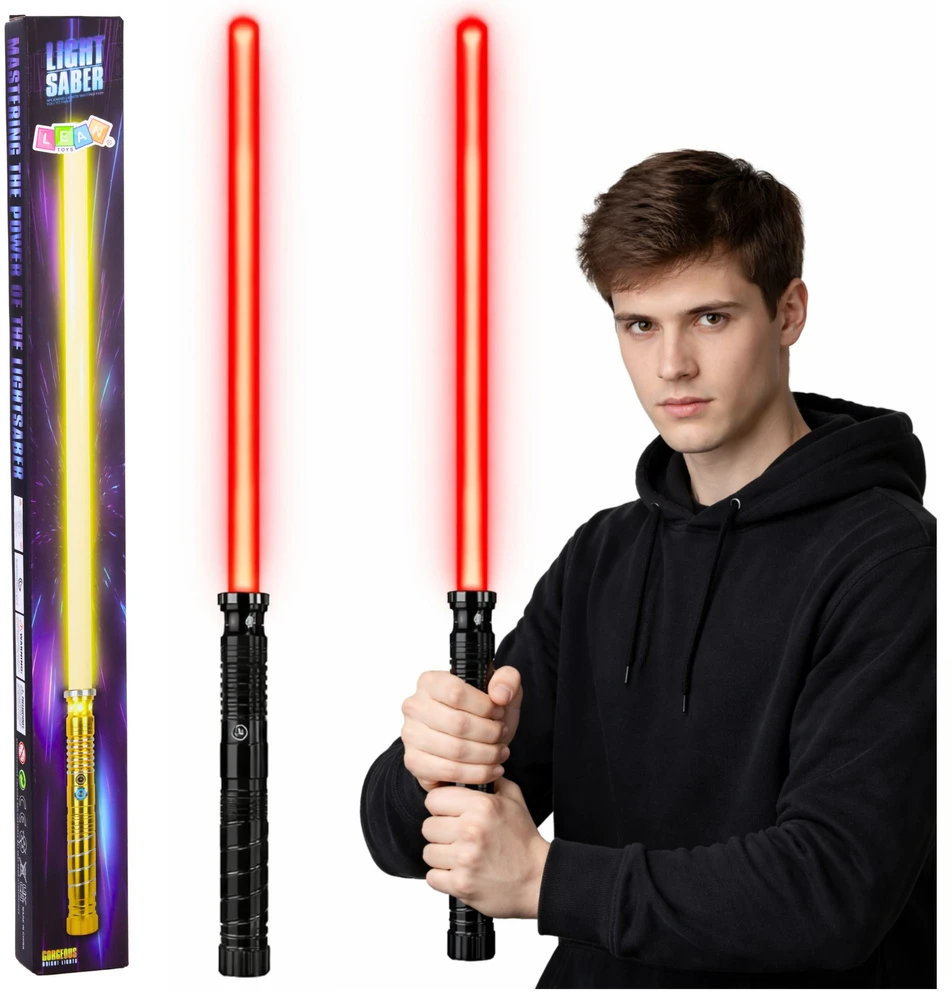 Lean Toys Lazerinis kardas 75 cm