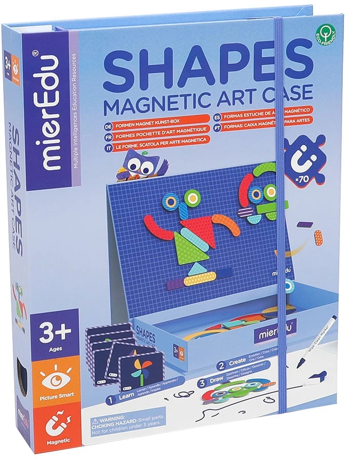 mierEdu – magnetinis dailės dėklas – formos – (ME152)